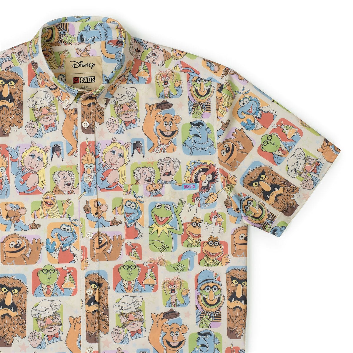 Disney's The Muppets "Time to Meet the Muppets" – KUNUFLEX Short Sleeve Shirt