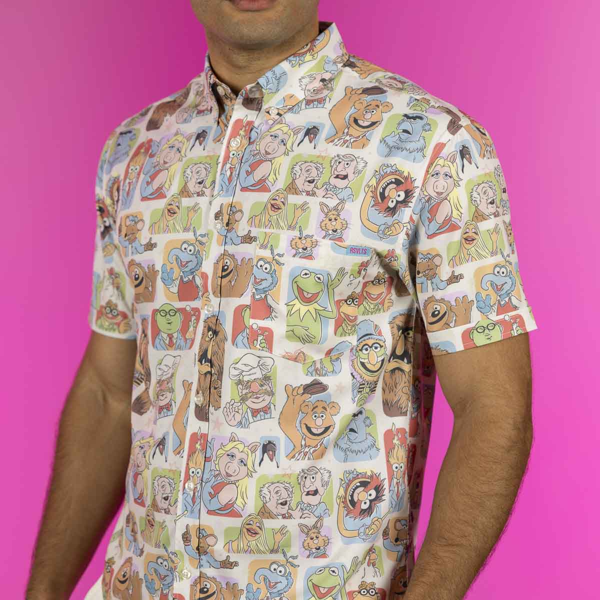 Disney's The Muppets "Time to Meet the Muppets" – KUNUFLEX Short Sleeve Shirt - Image 3