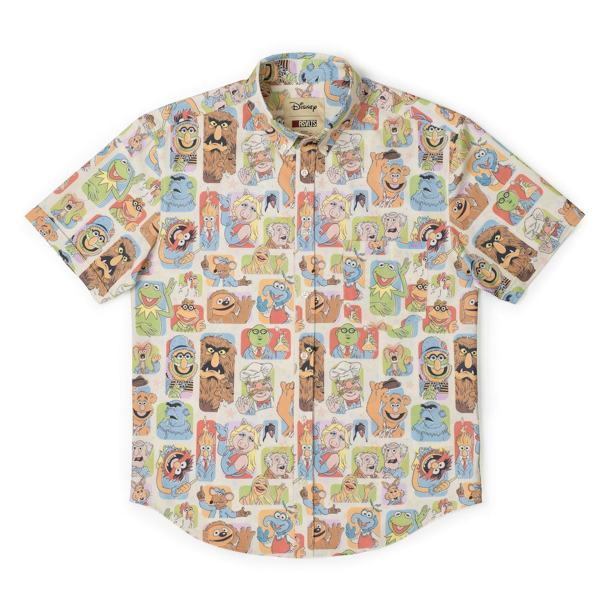 Disney's The Muppets "Time to Meet the Muppets" – KUNUFLEX Short Sleeve Shirt - Image 4