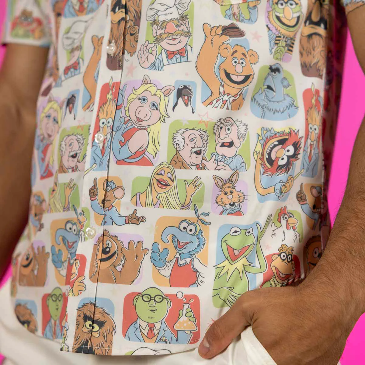 Disney's The Muppets "Time to Meet the Muppets" – KUNUFLEX Short Sleeve Shirt - Image 6