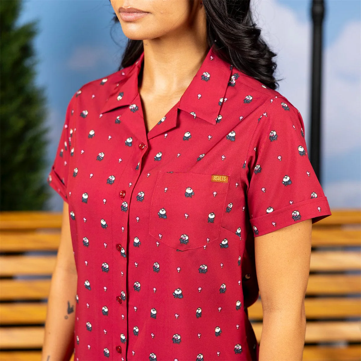Disney's Zootopia "Lil Lemmings" – Women's KUNUFLEX Short Sleeve Shirt - Image 3