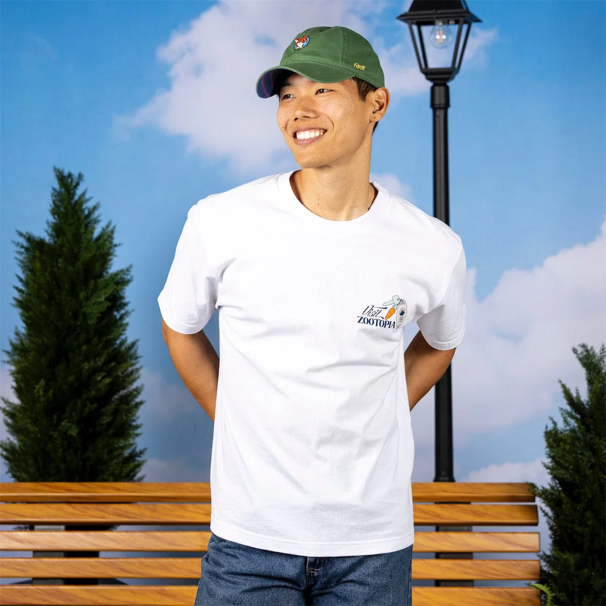 Disney's Zootopia "Visit Zootopia" – Vintage Crewneck Tee - Image 2