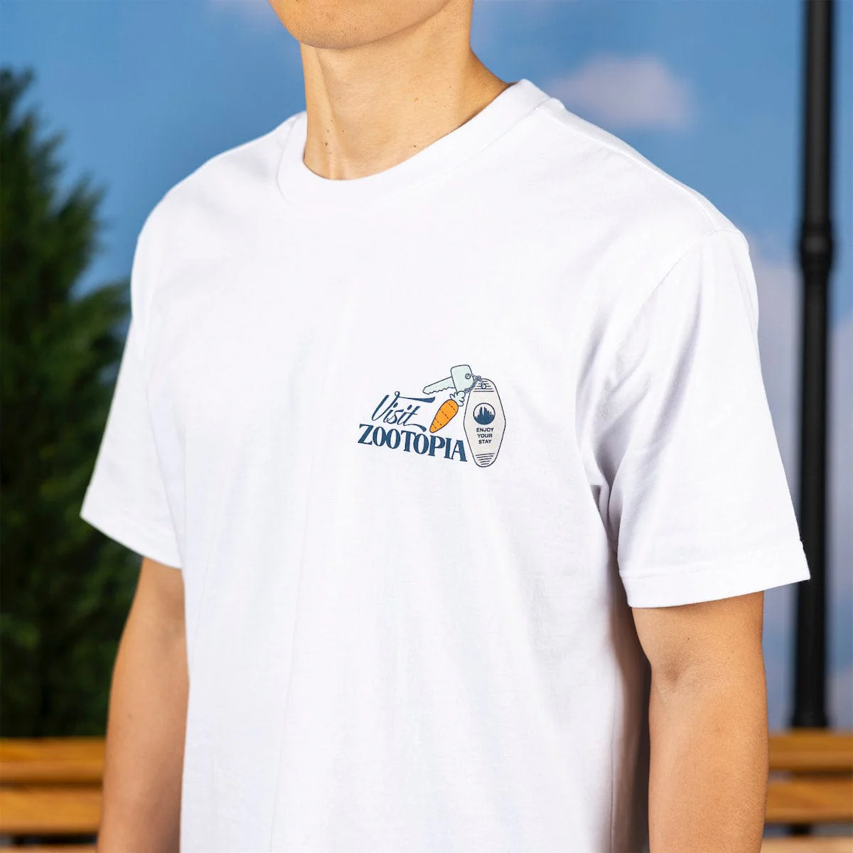 Disney's Zootopia "Visit Zootopia" – Vintage Crewneck Tee - Image 4