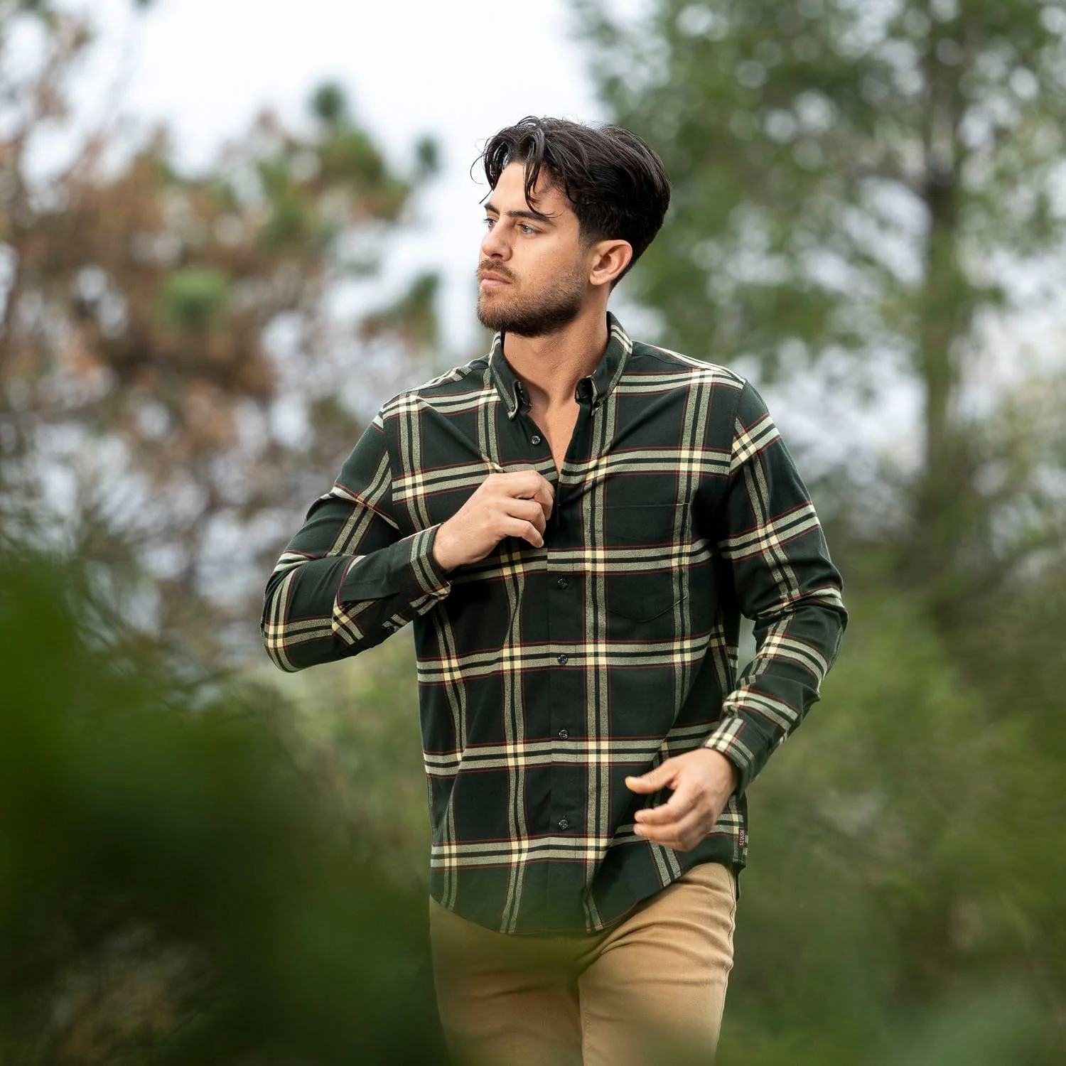 Dwayne "The Plaid" Johnson – BorlandFlex™ Long Sleeve Flannel - Image 3