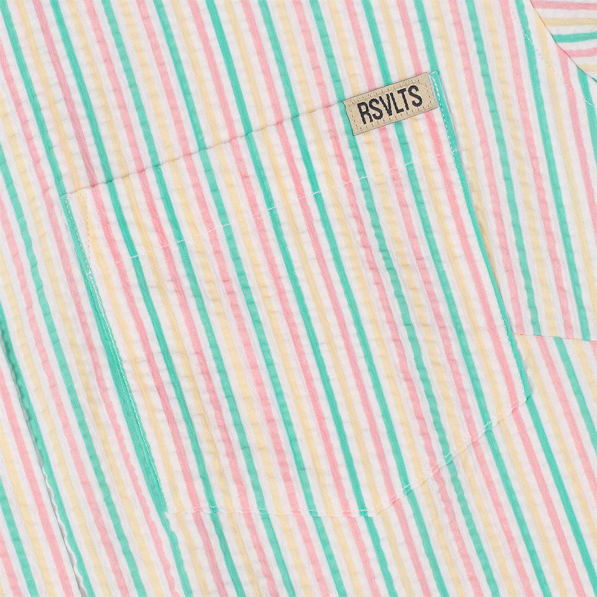 Easy Does It – Women's Stretch Seersucker Short Sleeve Shirt - Image 4