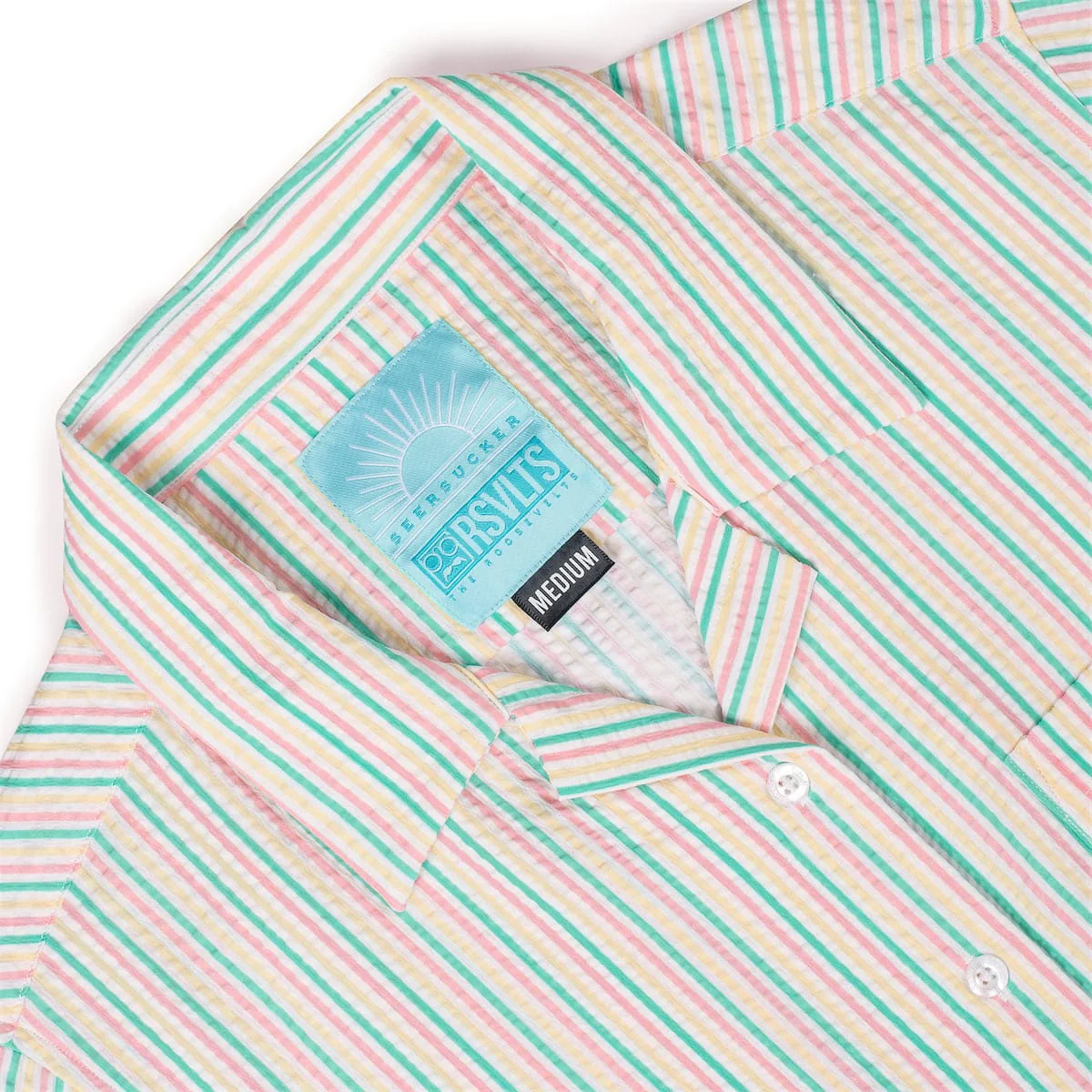 Easy Does It – Women's Stretch Seersucker Short Sleeve Shirt - Image 6