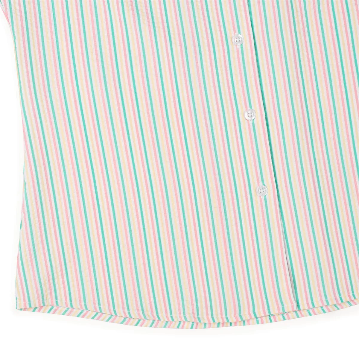 Easy Does It – Women's Stretch Seersucker Short Sleeve Shirt - Image 7