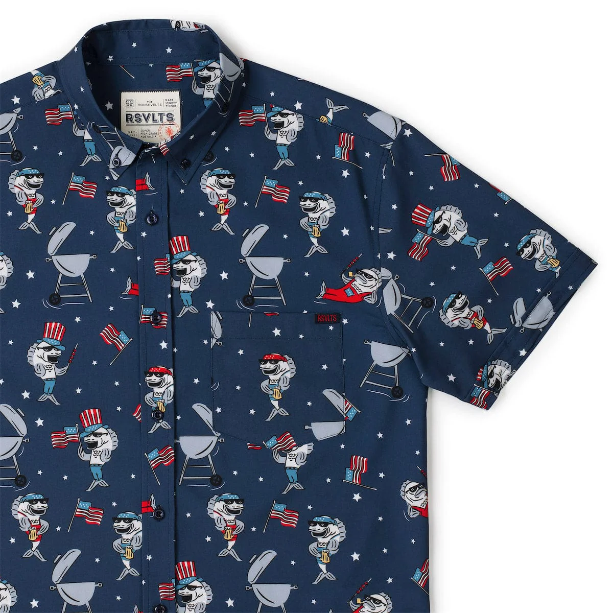 Fins & Freedom – KUNUFLEX Short Sleeve Shirt - Image 3