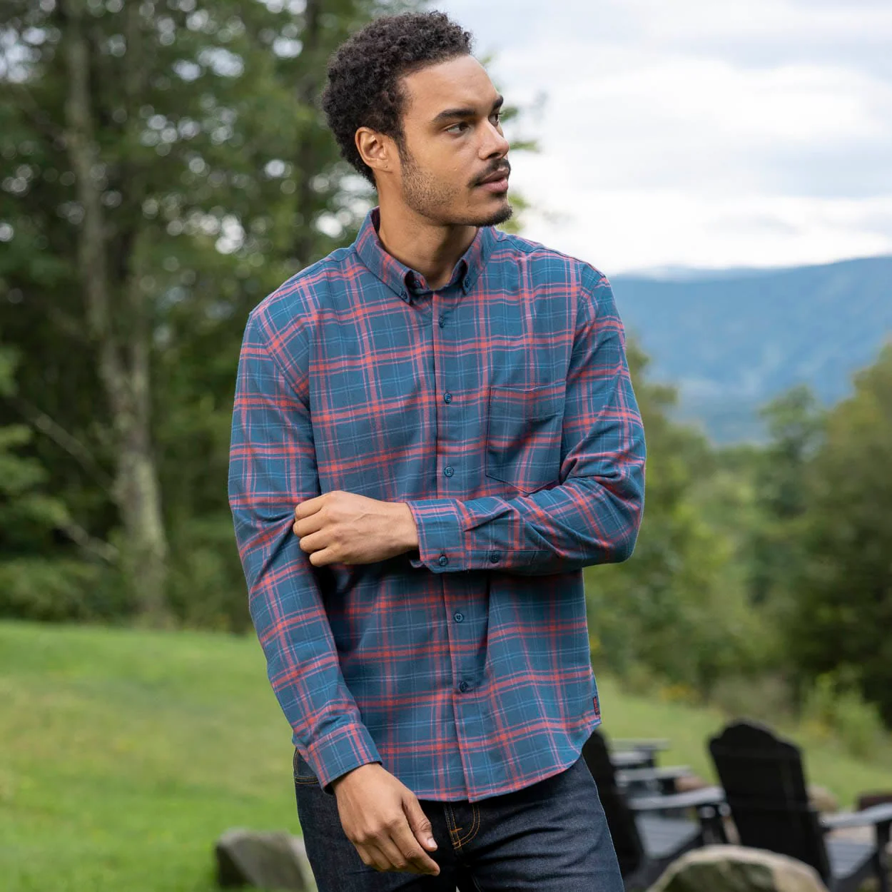 Flangela Bassett - BorlandFlex™ Long Sleeve Flannel (2024 Fit) - Image 3