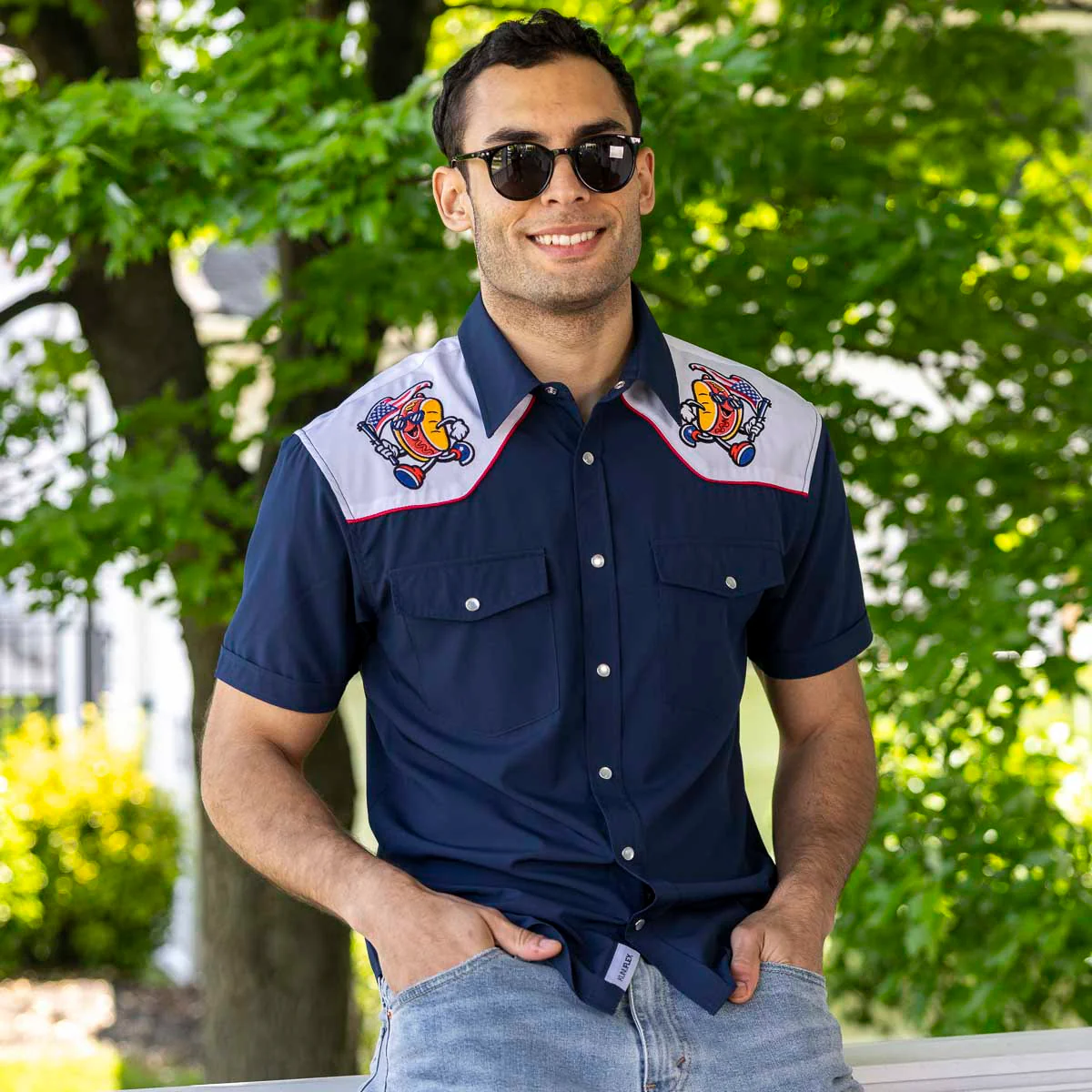 Frankee Doodle Dandy – Roper Short Sleeve Shirt - Image 3