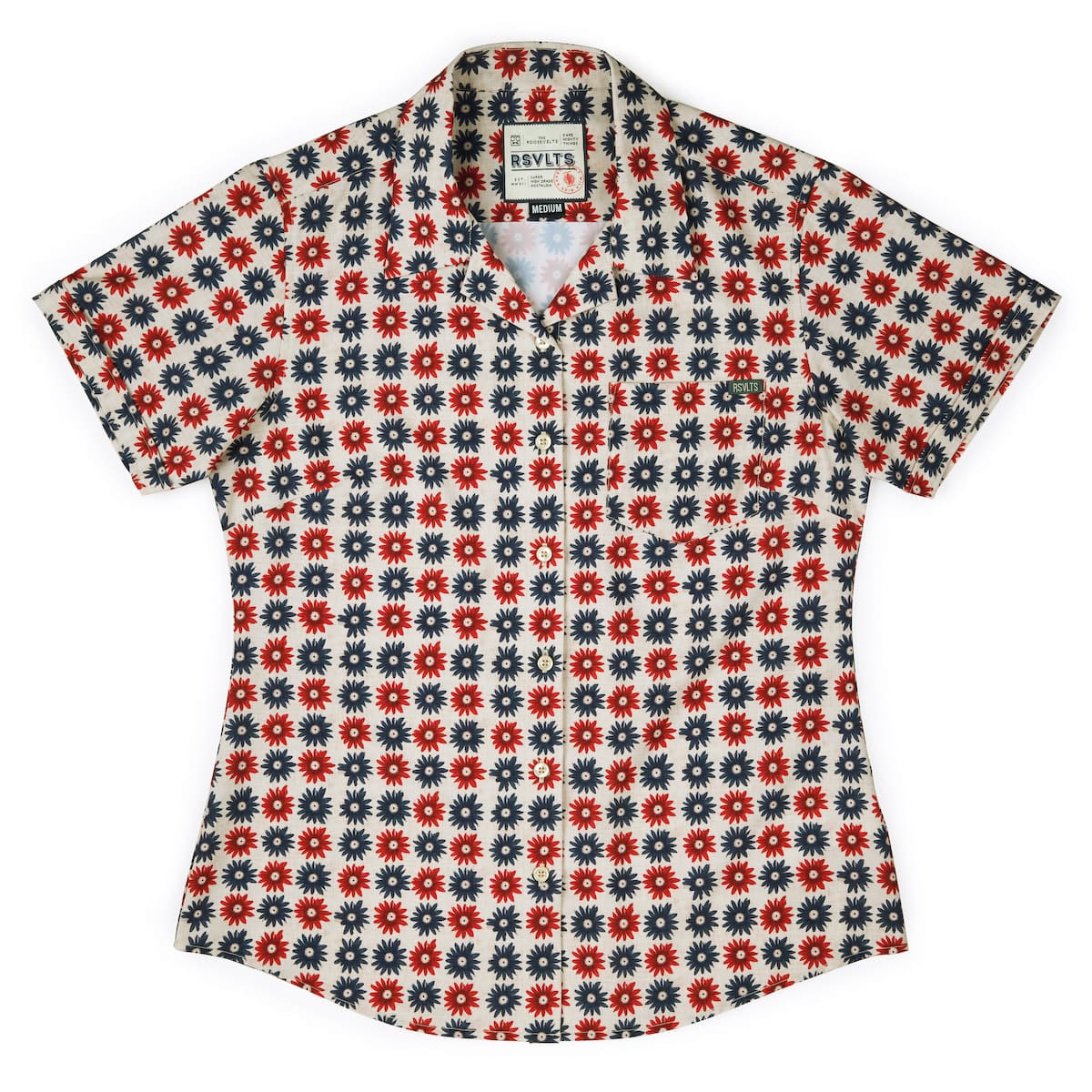 Freedom Flowers – Women's KUNUFLEX Short Sleeve Shirt - Image 2