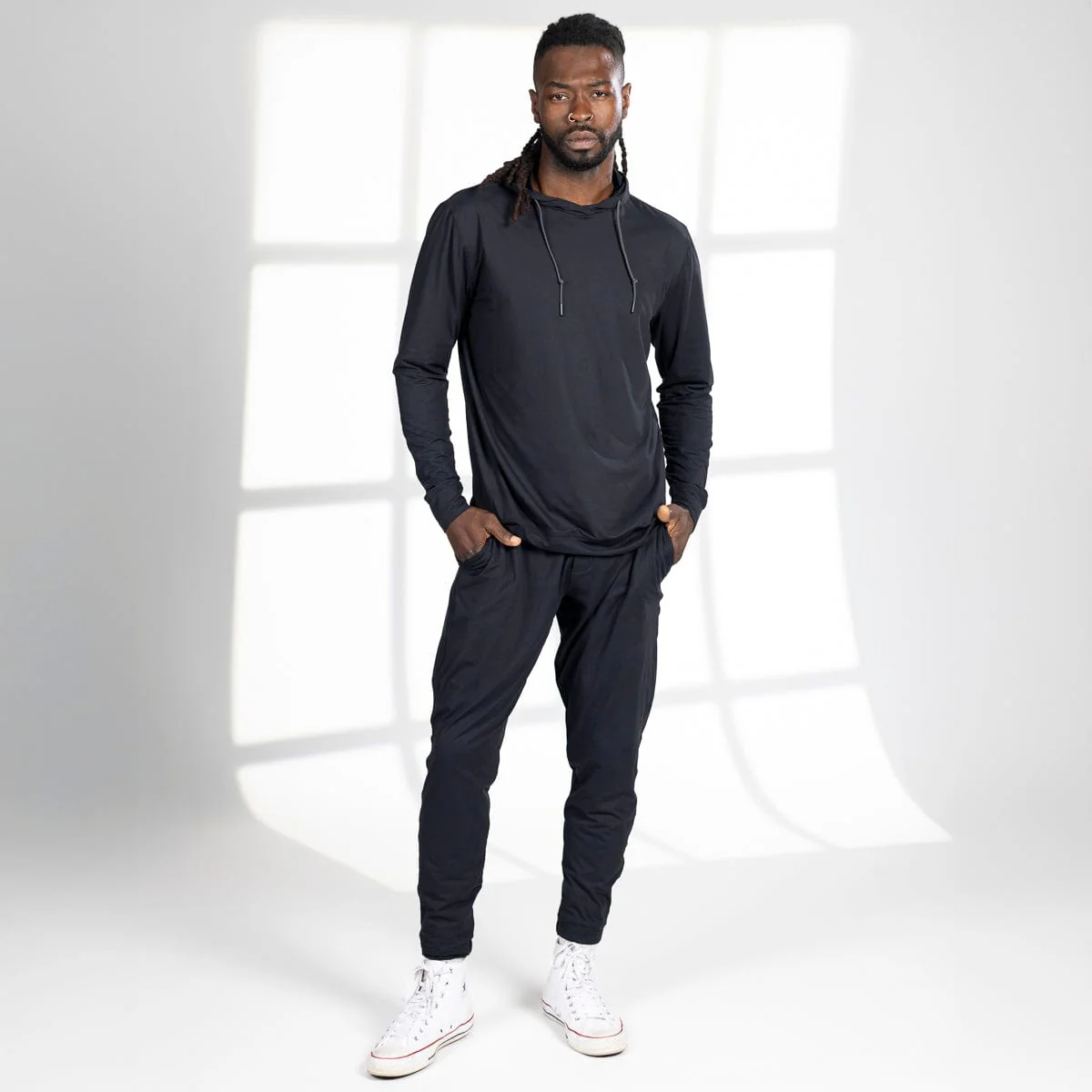 Galaxy Black – Performance Hoodie - Image 3