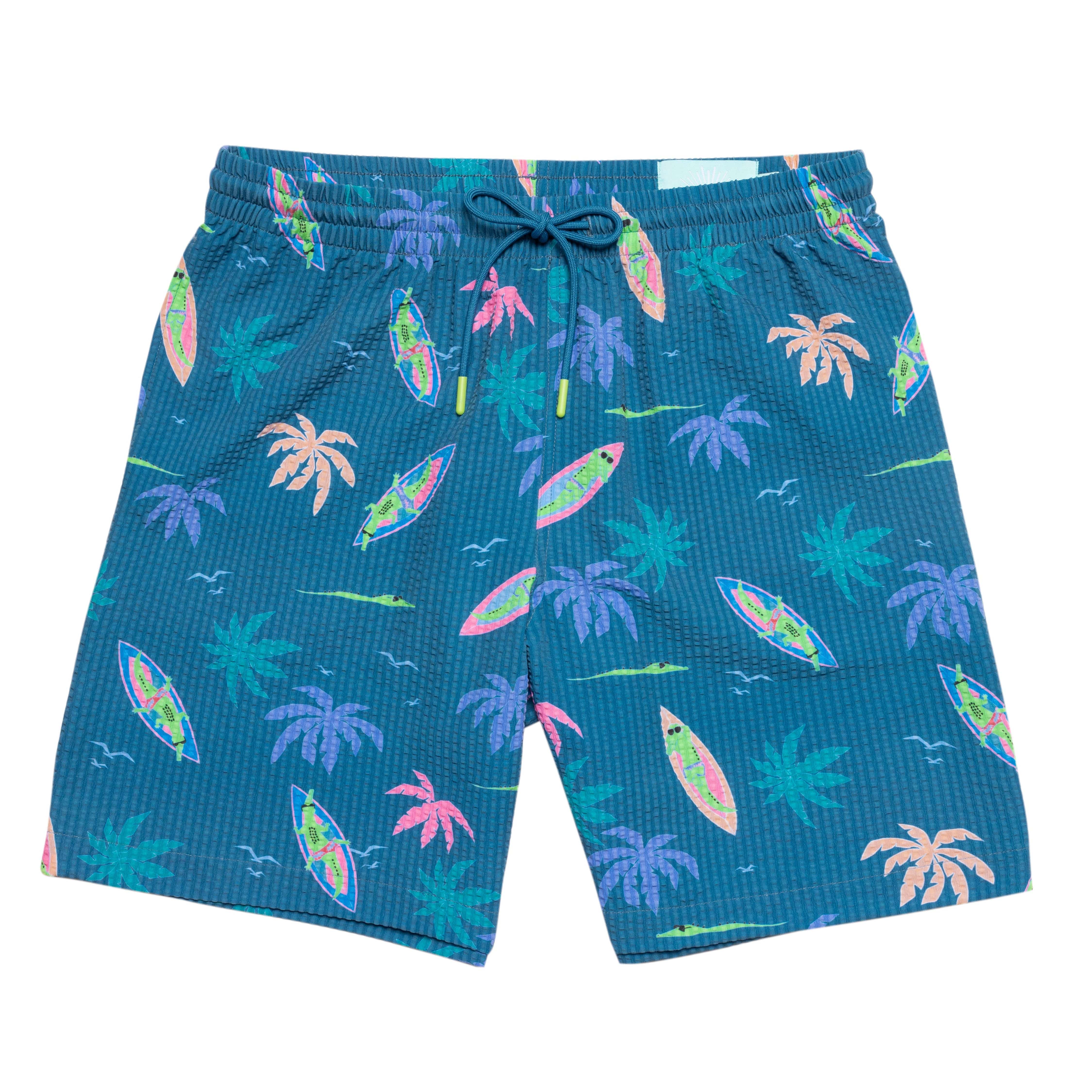 Gator Rays – Stretch Seersucker Hybrid Shorts - Image 2