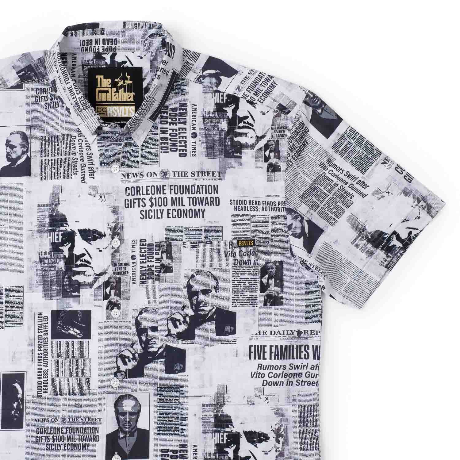 The Godfather “Headlines” – KUNUFLEX Short Sleeve Shirt
