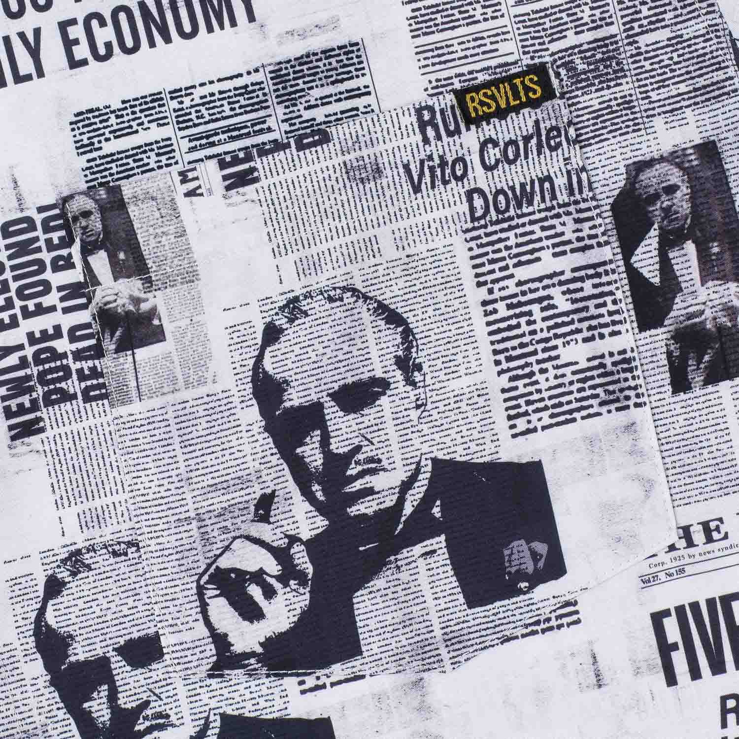 The Godfather “Headlines” – KUNUFLEX Short Sleeve Shirt - Image 2