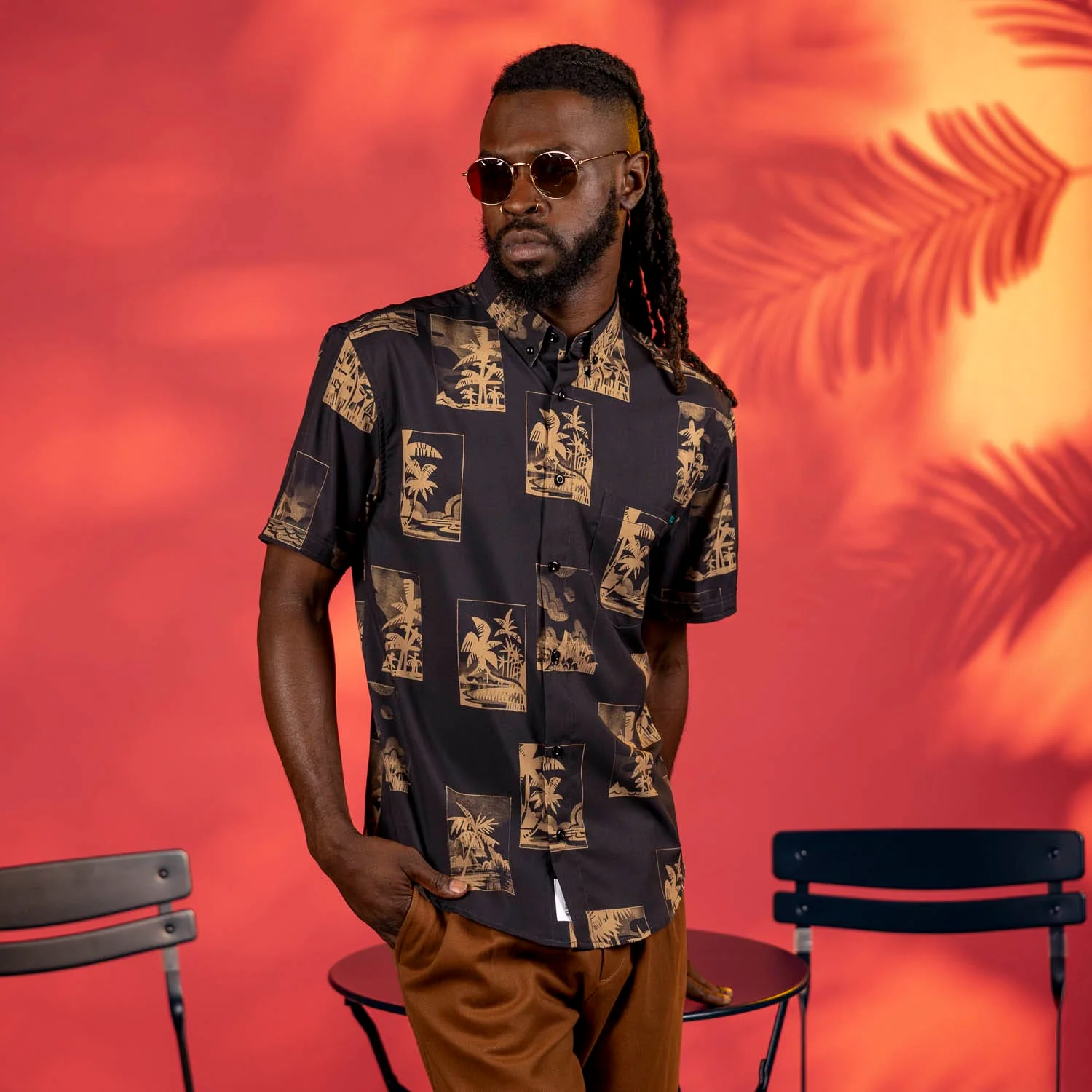 Golden Hour – KUNUFLEX Short Sleeve Shirt - Image 3