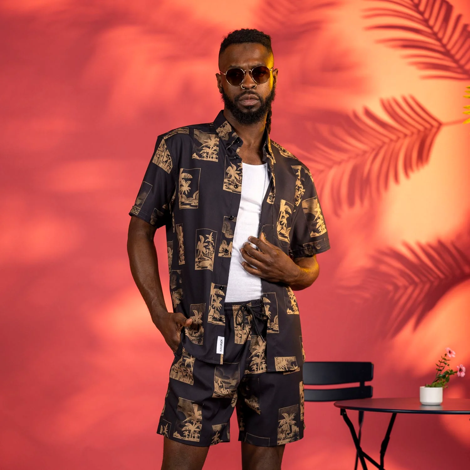 Golden Hour – KUNUFLEX Short Sleeve Shirt - Image 5