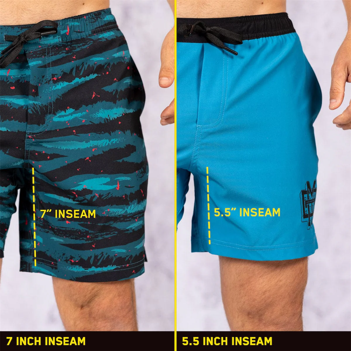 Heather Black – V1 Lined Training Shorts - Image 11