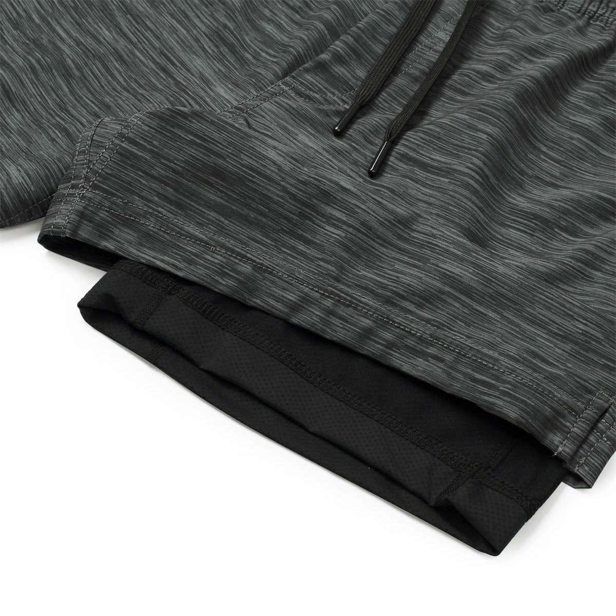 Heather Black – V1 Lined Training Shorts - Image 5