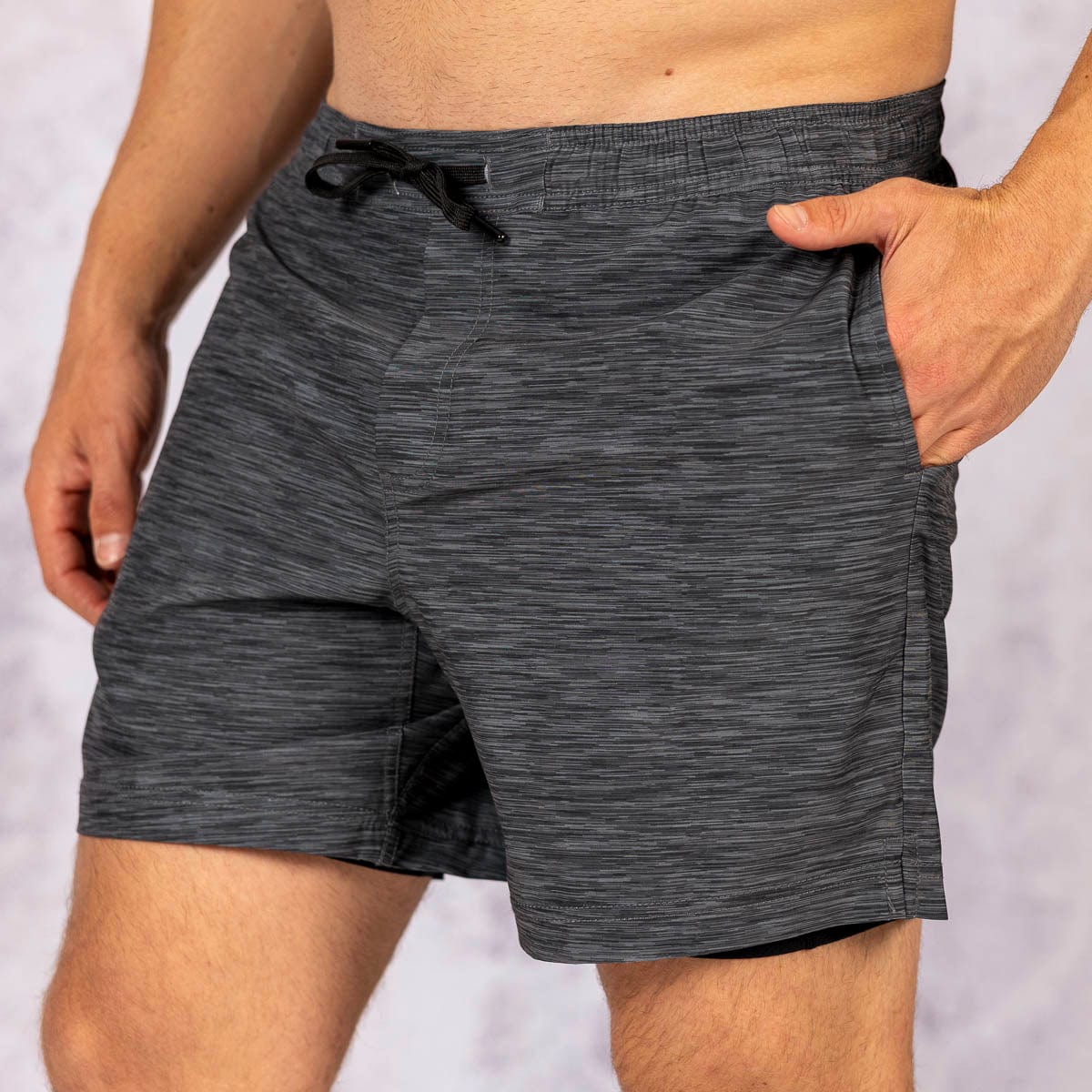 Heather Black – V1 Lined Training Shorts - Image 8