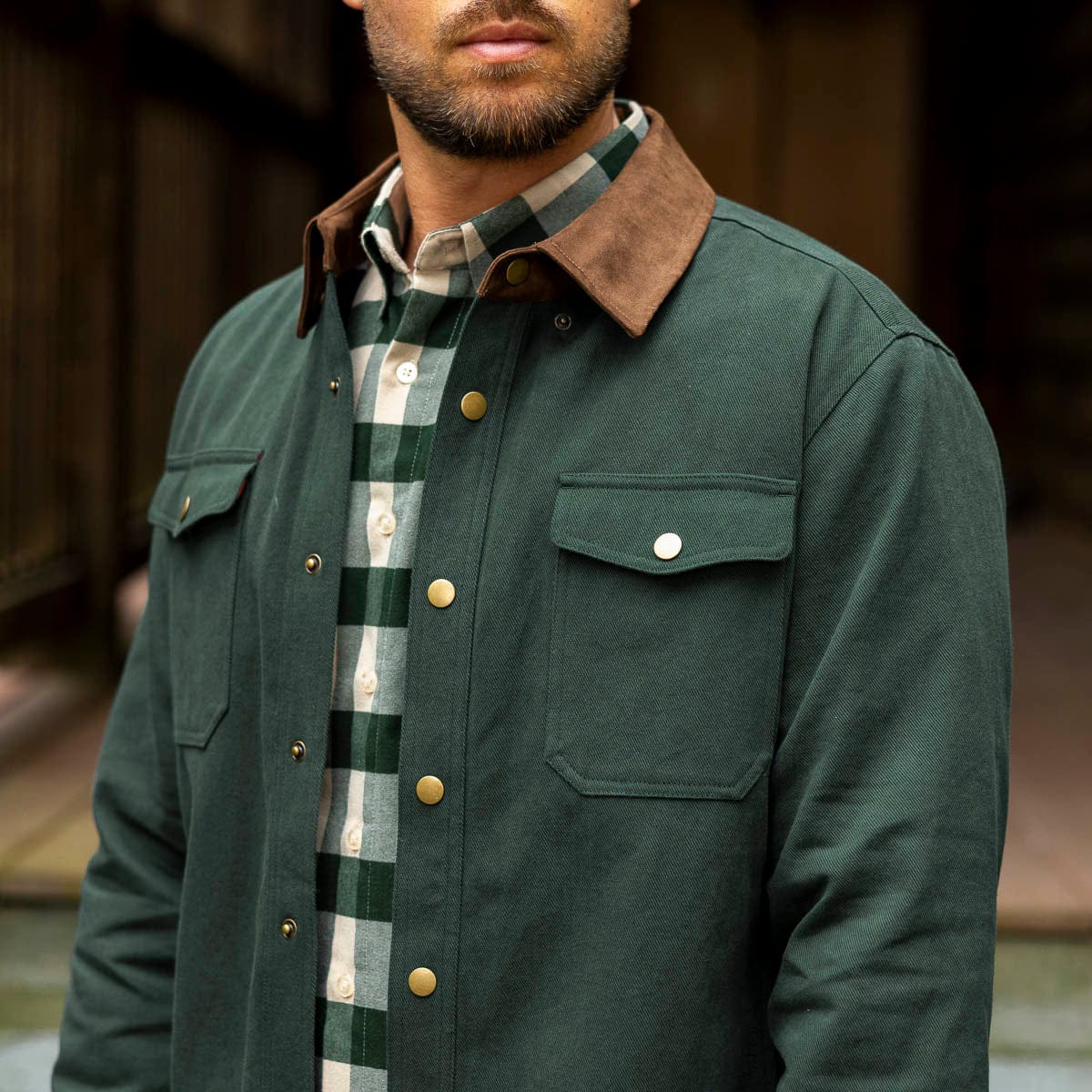Heavy-Duty Shirt Jacket "Hunter Green" – RSVLTS Reserve - Image 4
