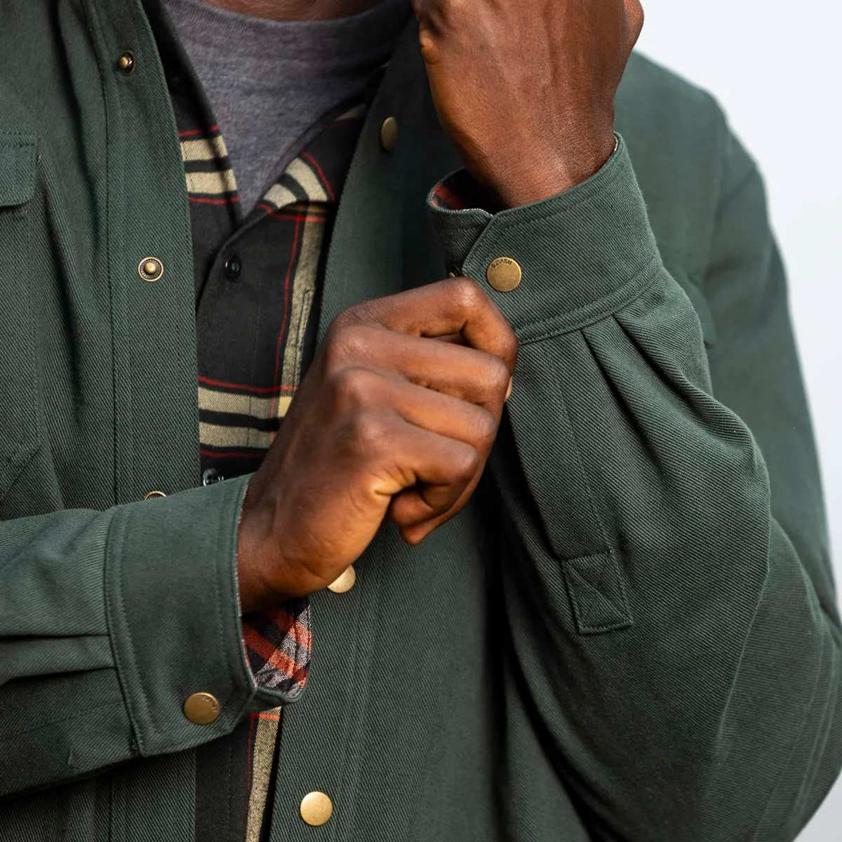 Heavy-Duty Shirt Jacket "Hunter Green" – RSVLTS Reserve - Image 6