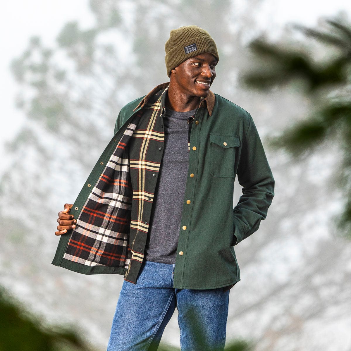Heavy-Duty Shirt Jacket "Hunter Green" – RSVLTS Reserve - Image 8