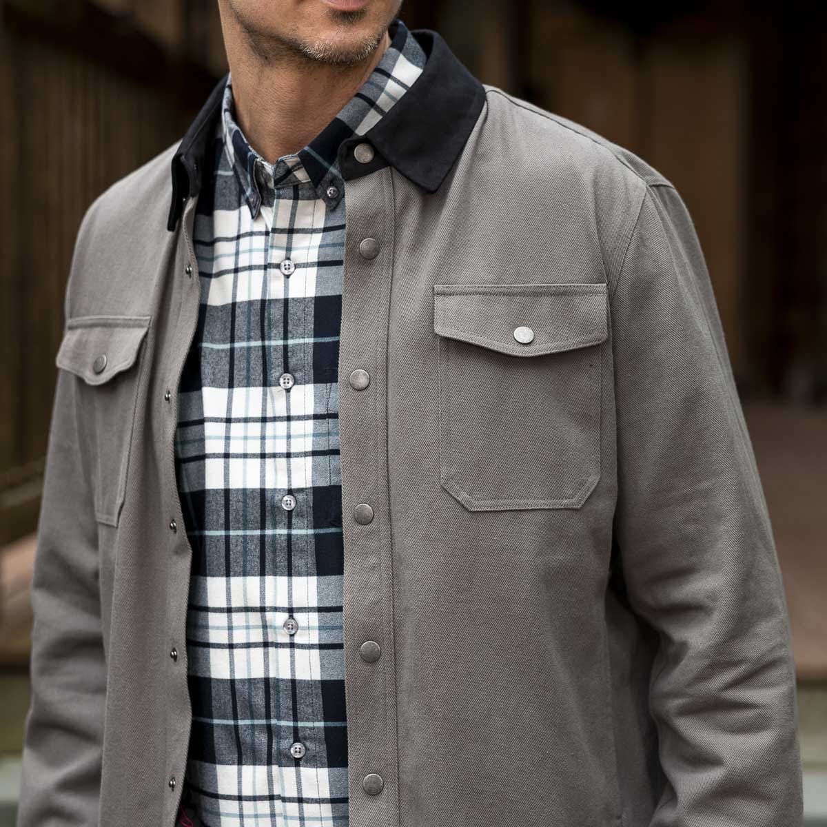 Heavy-Duty Shirt Jacket "Pewter" – RSVLTS Reserve - Image 10