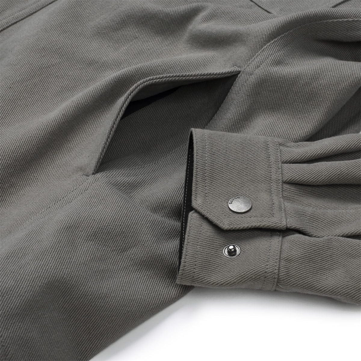 Heavy-Duty Shirt Jacket "Pewter" – RSVLTS Reserve - Image 11