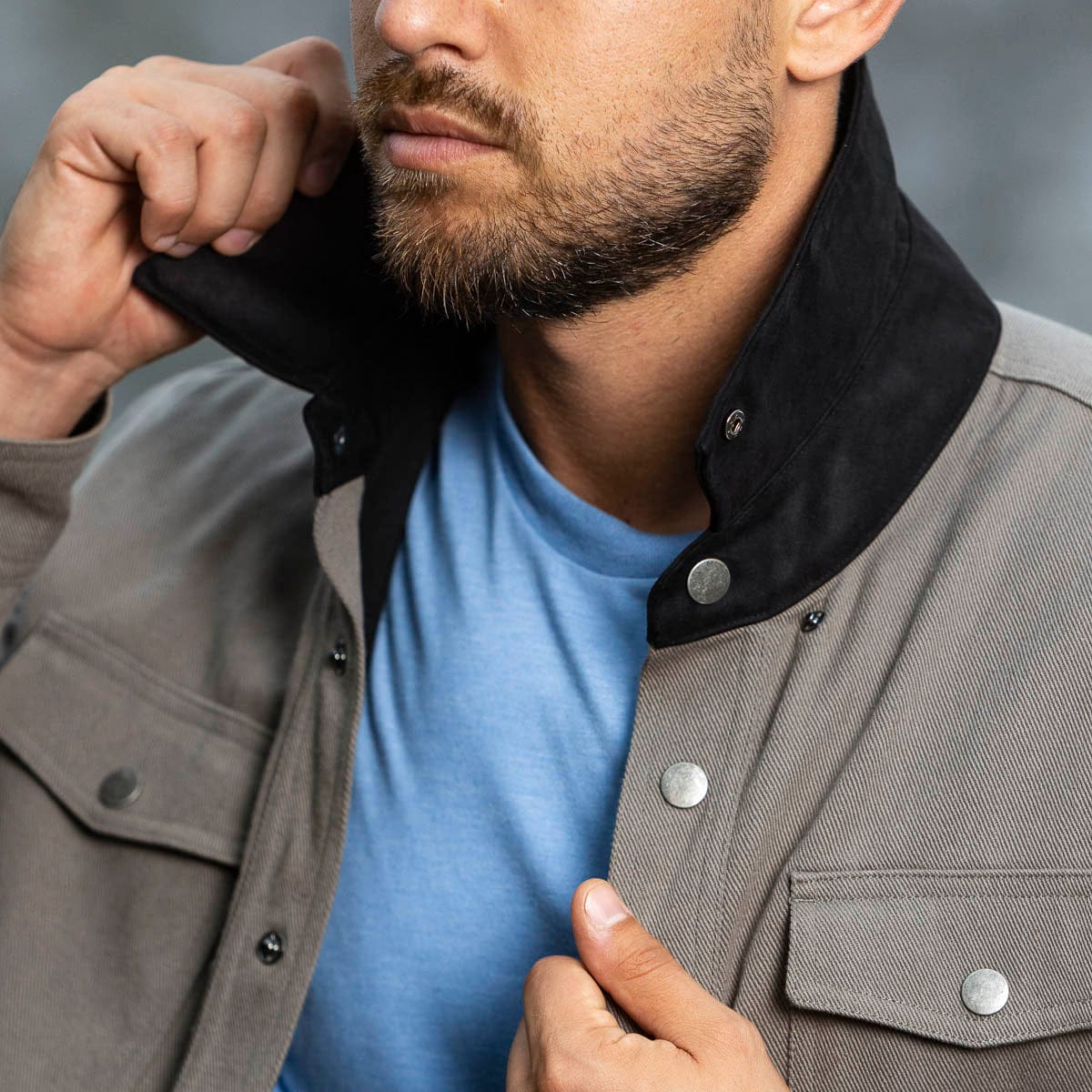 Heavy-Duty Shirt Jacket "Pewter" – RSVLTS Reserve - Image 6