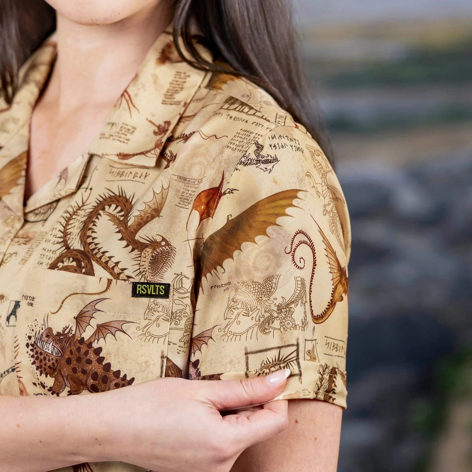 How to Train Your Dragon "Book of Dragons" – Women's KUNUFLEX Short Sleeve Shirt - Image 5