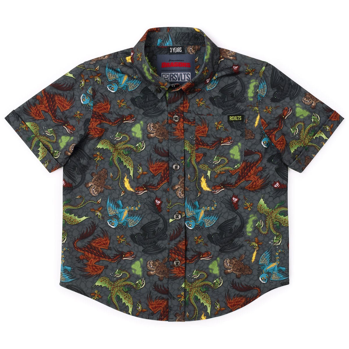 How to Train Your Dragon "Scales 'n' Tails" – Preschooler KUNUFLEX Short Sleeve Shirt