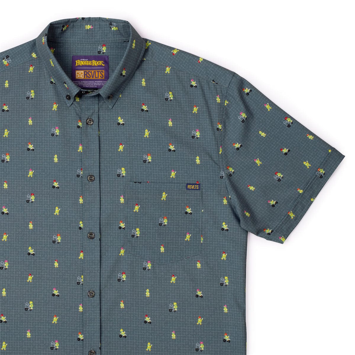 Fraggle Rock "Diggin' Doozers" – KUNUFLEX Short Sleeve Shirt - Image 2