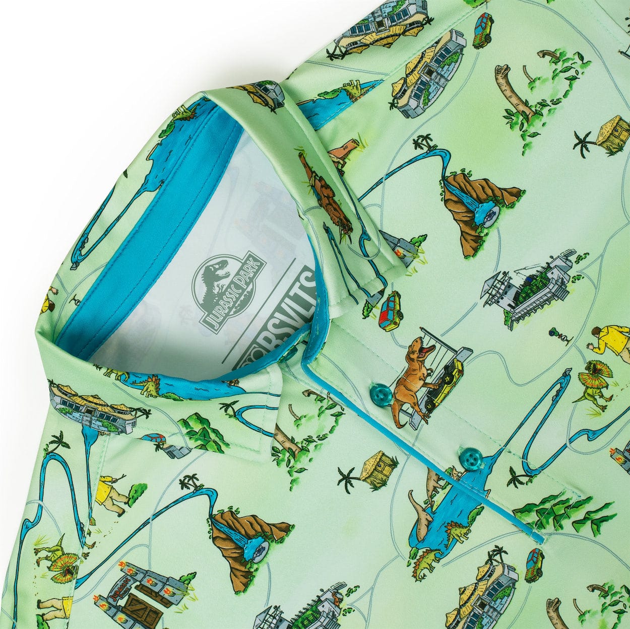 Jurassic Park “Park Map” – All-Day Polo - Image 4