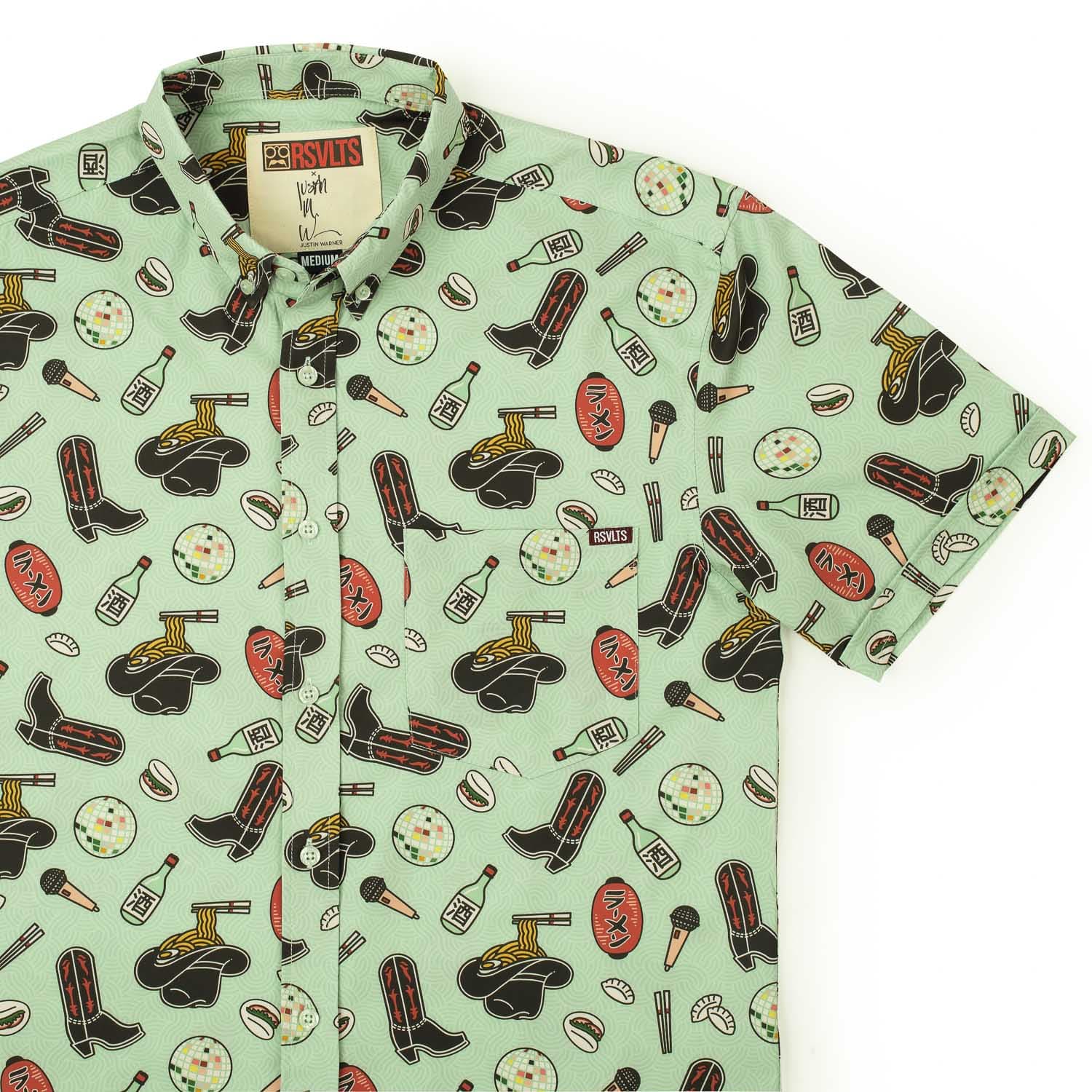 Justin Warner "Karaoke Cowboy" – KUNUFLEX Short Sleeve Shirt - Image 3