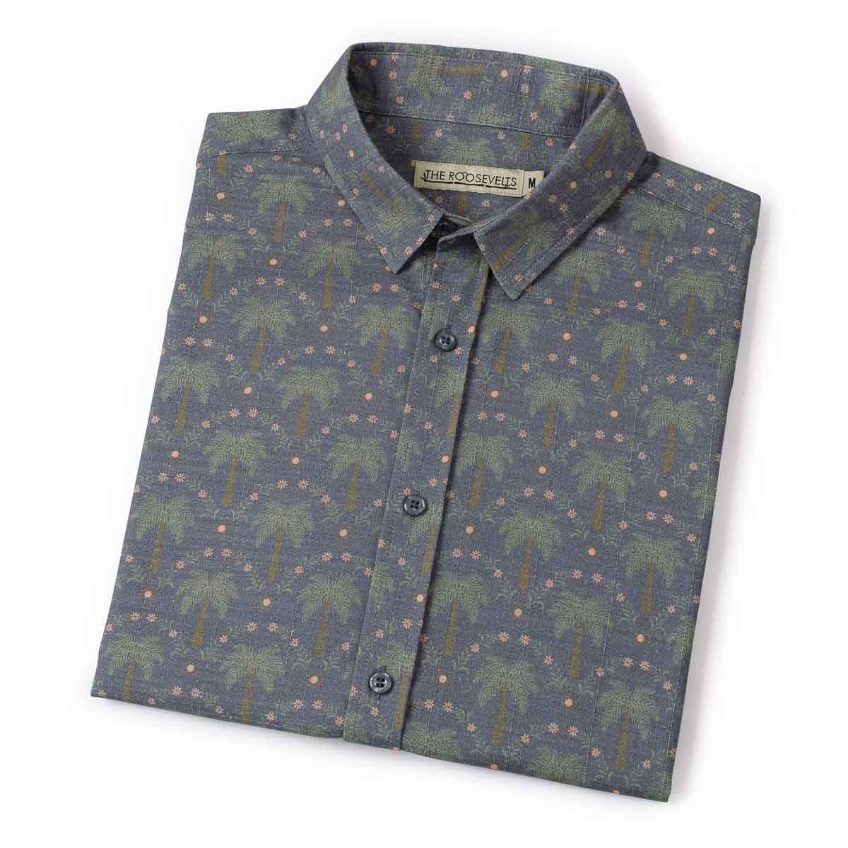 Keep Palm – Bamboo Short Sleeve Shirt - Image 9