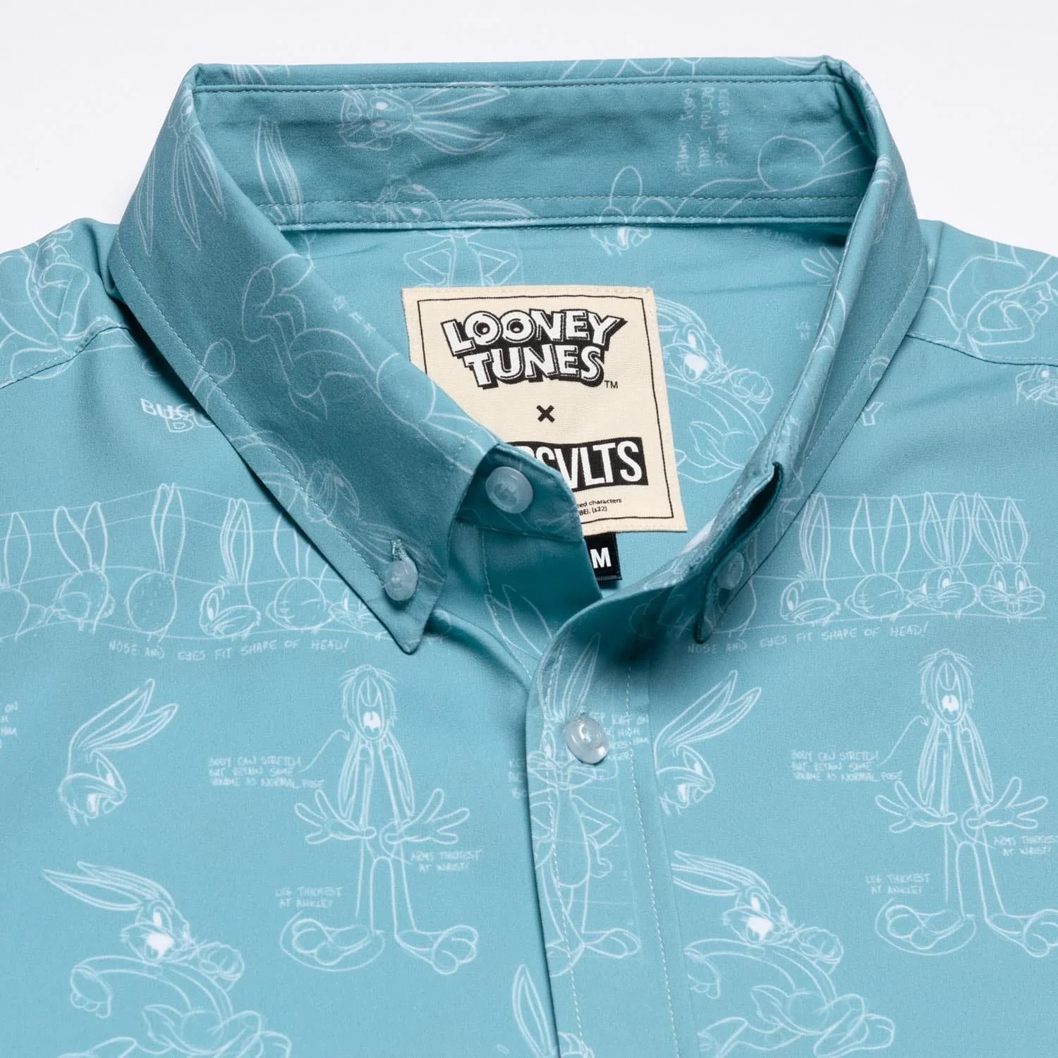 Looney Tunes "Bunny Blueprints" – KUNUFLEX Short Sleeve Shirt - Image 11