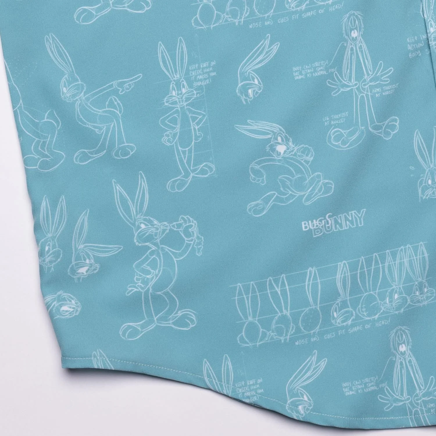 Looney Tunes "Bunny Blueprints" – KUNUFLEX Short Sleeve Shirt - Image 5