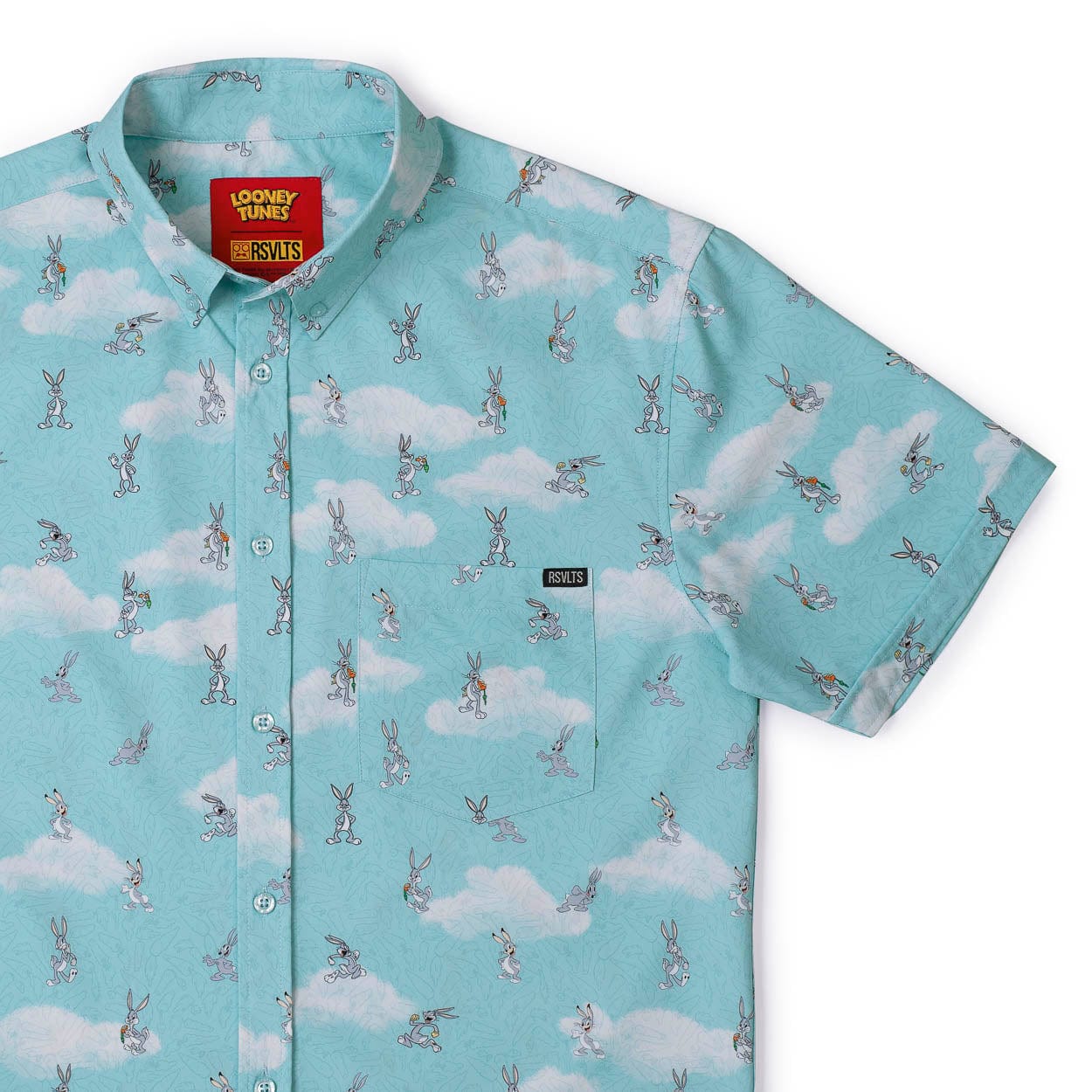 Looney Tunes "The Ehhh-volution of Bugs" – KUNUFLEX Short Sleeve Shirt - Image 2