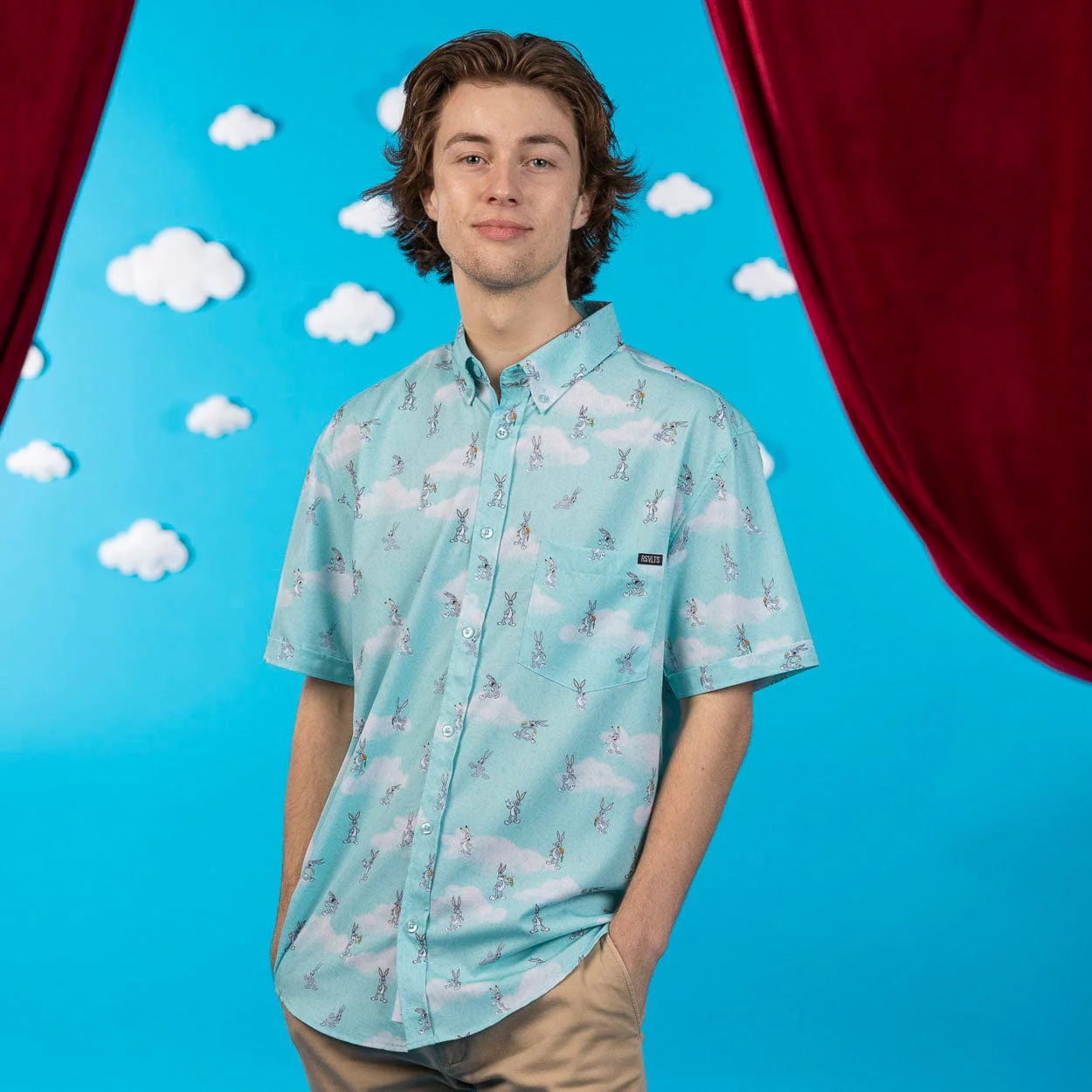 Looney Tunes "The Ehhh-volution of Bugs" – KUNUFLEX Short Sleeve Shirt - Image 3