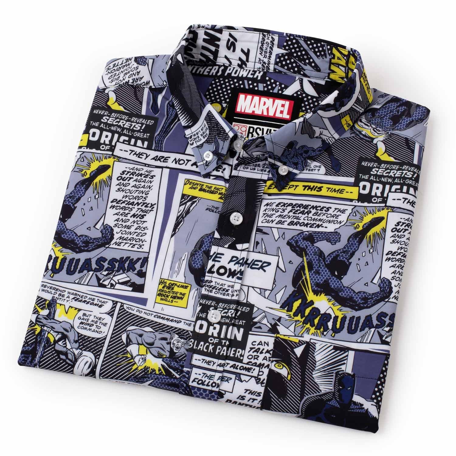 Black Panther "The Panther Follows" – KUNUFLEX Short Sleeve Shirt - Image 3