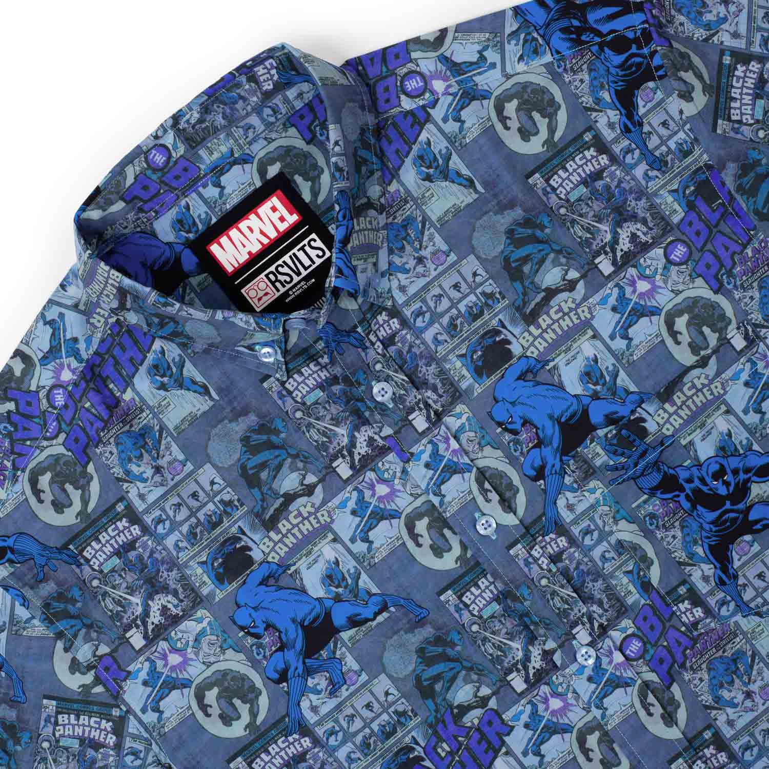 Black Panther "Panther Power" – KUNUFLEX Short Sleeve Shirt - Image 9