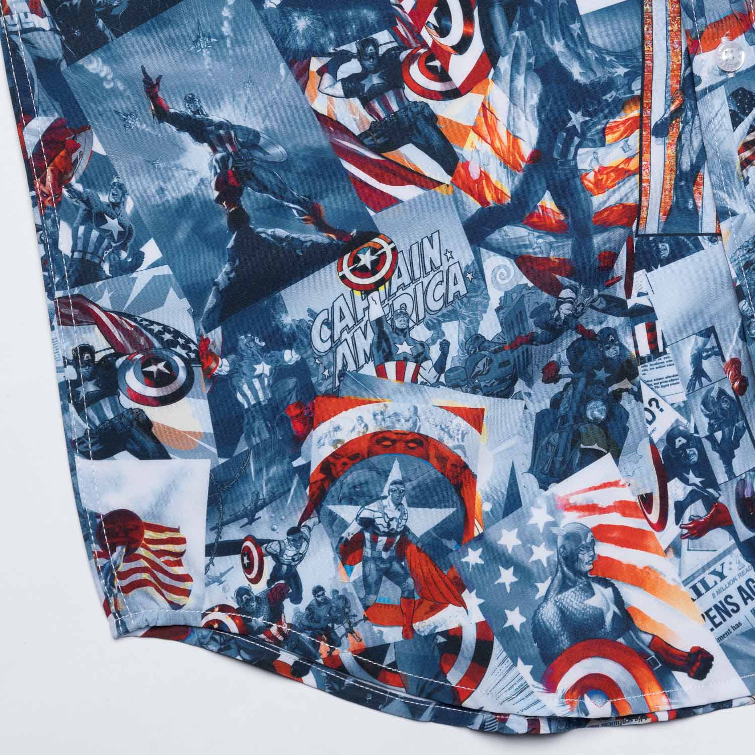 Captain America "Sentinel of Liberty" – KUNUFLEX Short Sleeve Shirt - Image 5