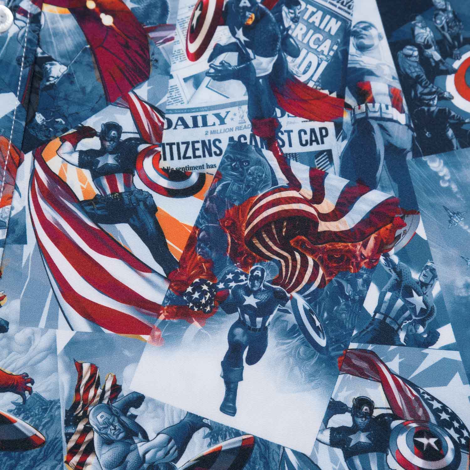 Captain America "Sentinel of Liberty" – KUNUFLEX Short Sleeve Shirt - Image 6