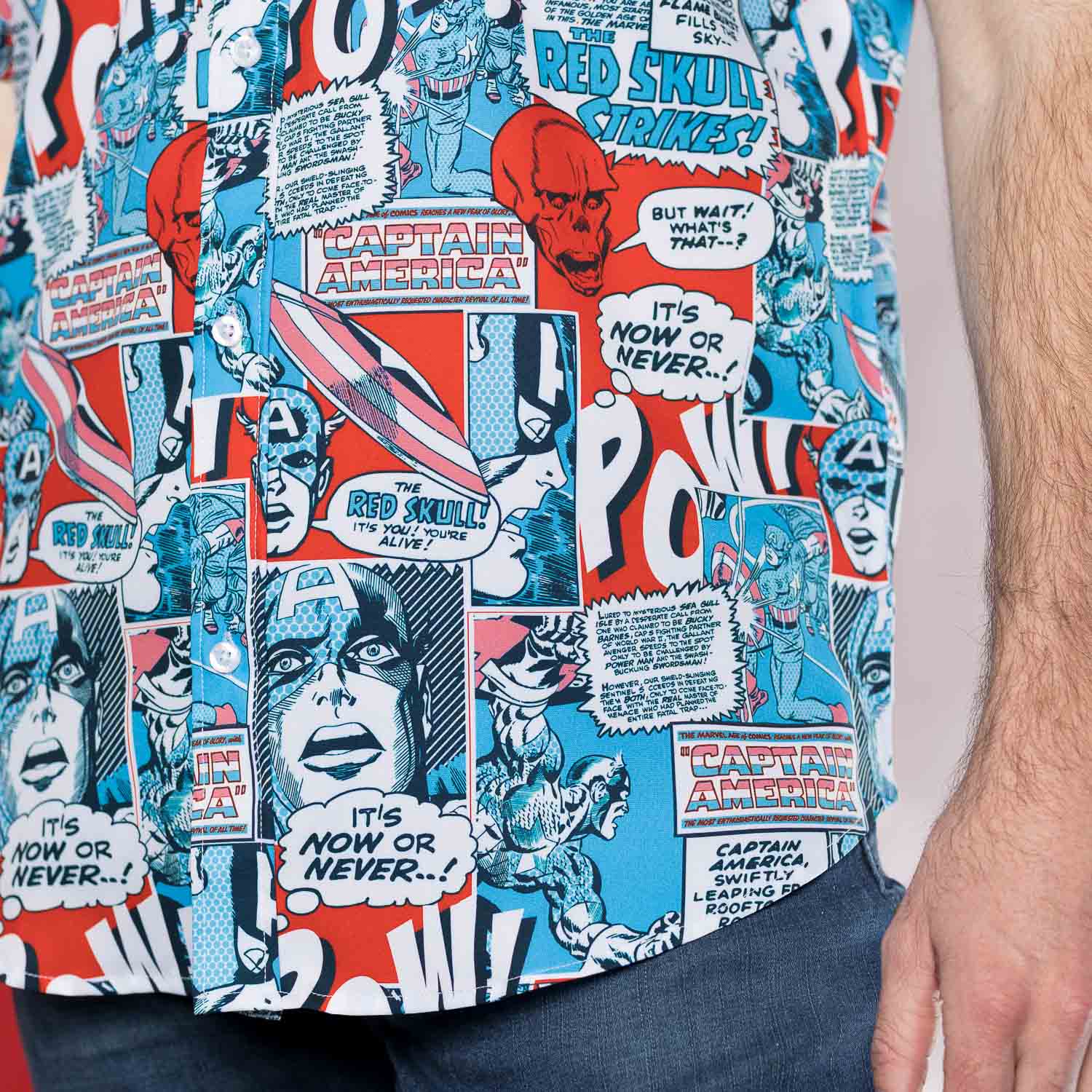 Captain America "The First Avenger" – KUNUFLEX Short Sleeve Shirt - Image 7