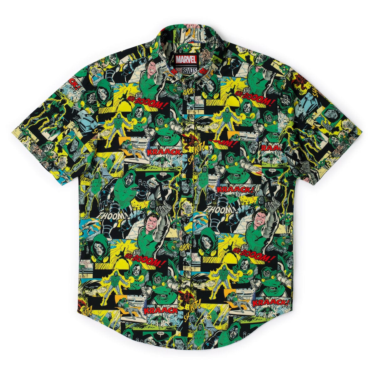 Marvel Secret Wars "I Am Doom" – KUNUFLEX Short Sleeve Shirt - Image 4