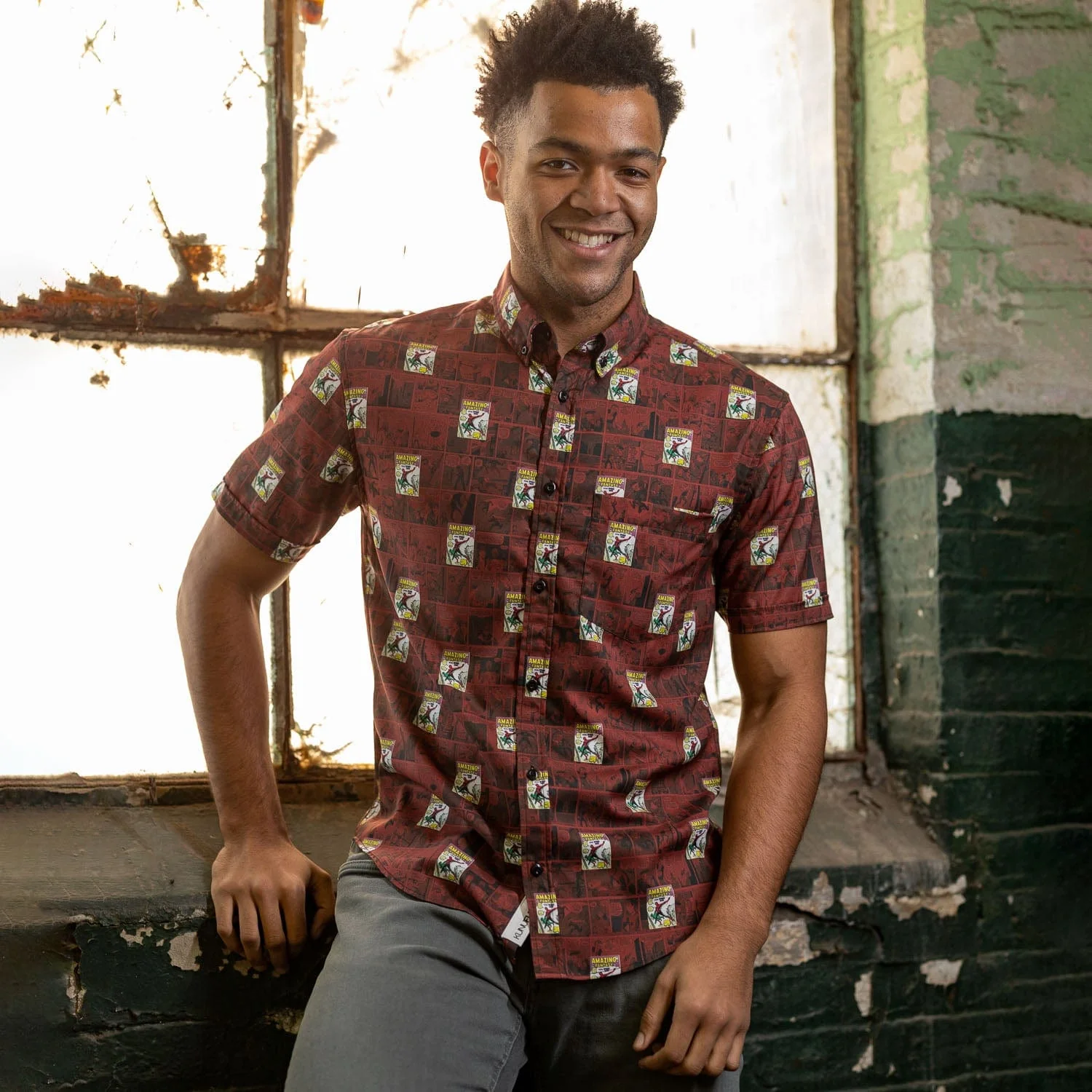Spider-Man "Amazing Fantasy" – KUNUFLEX Short Sleeve Shirt - Image 10