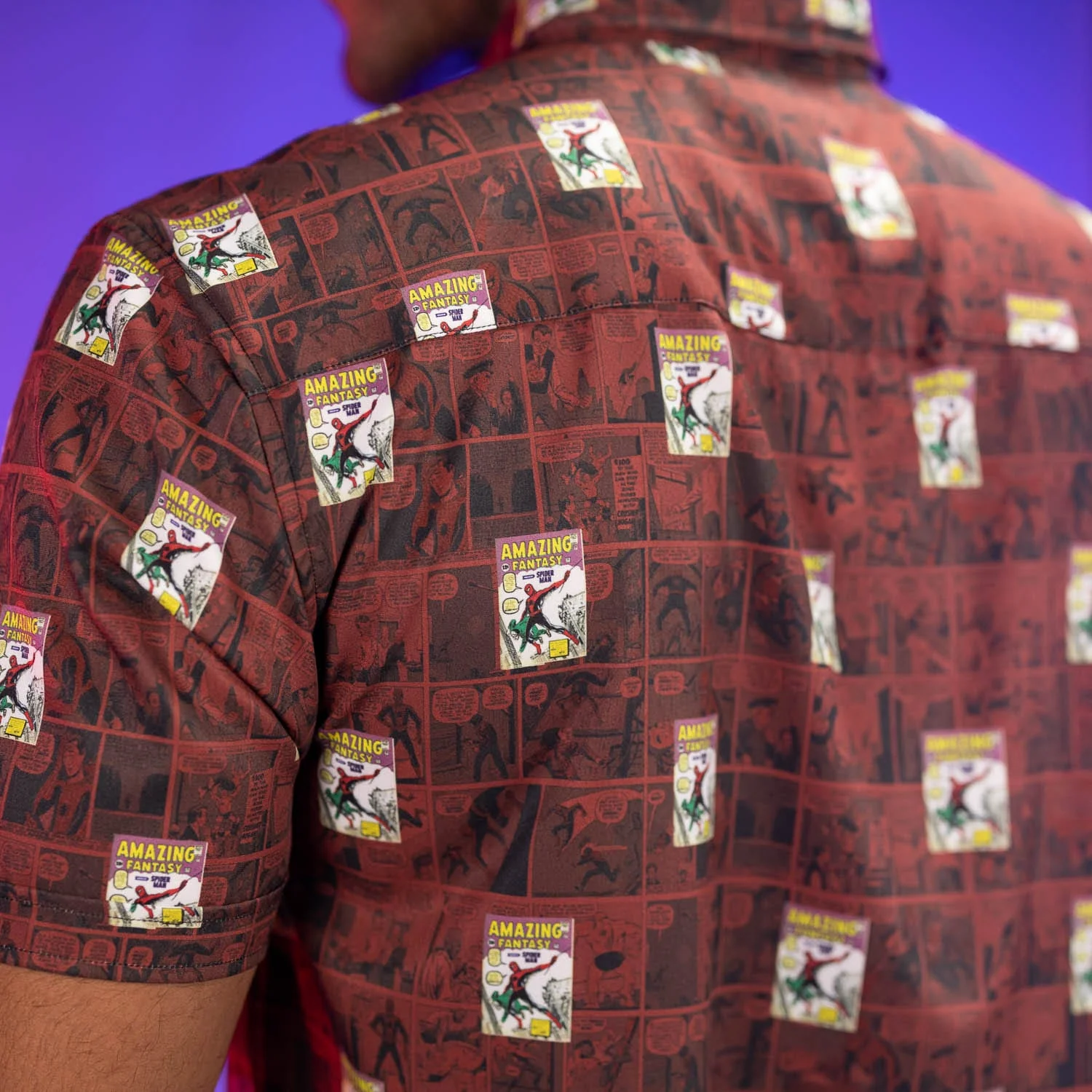 Spider-Man "Amazing Fantasy" – KUNUFLEX Short Sleeve Shirt - Image 11