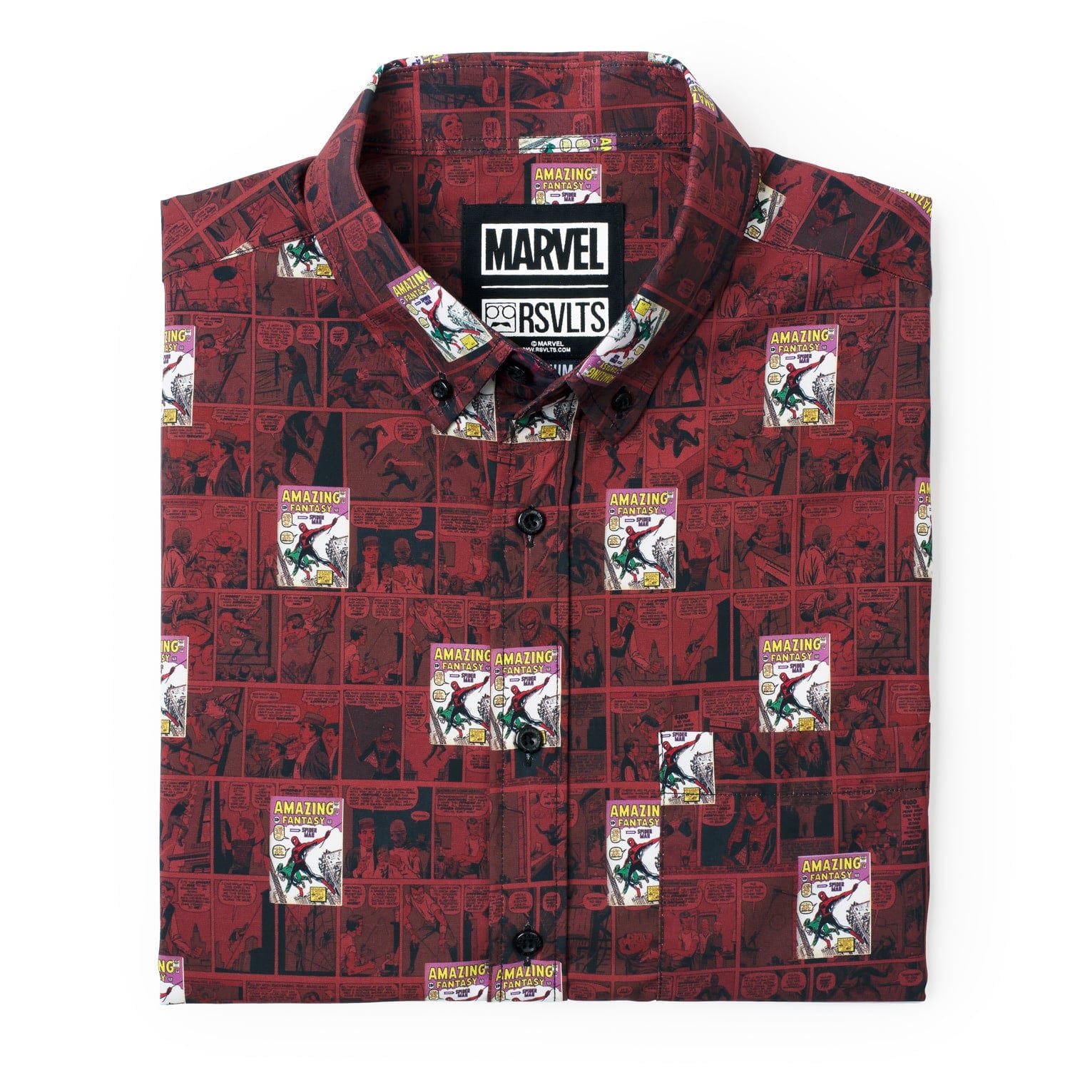 Spider-Man "Amazing Fantasy" – KUNUFLEX Short Sleeve Shirt - Image 14