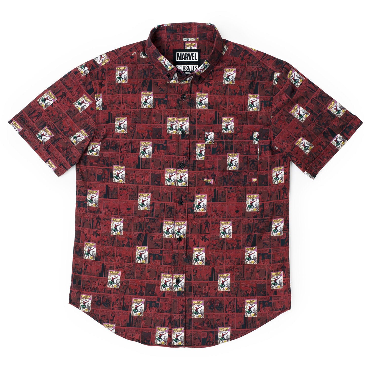Spider-Man "Amazing Fantasy" – KUNUFLEX Short Sleeve Shirt - Image 3